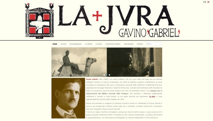 Nasce il sito web dedicato a Gavino Gabriel